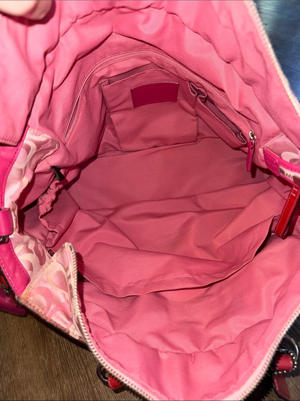 Coach y2k pink optic travel weekender bag with handtag - Picture 12 of 17